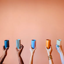 Load image into Gallery viewer, Kaya Striped Ceramic Cups by Justina Blakeney®